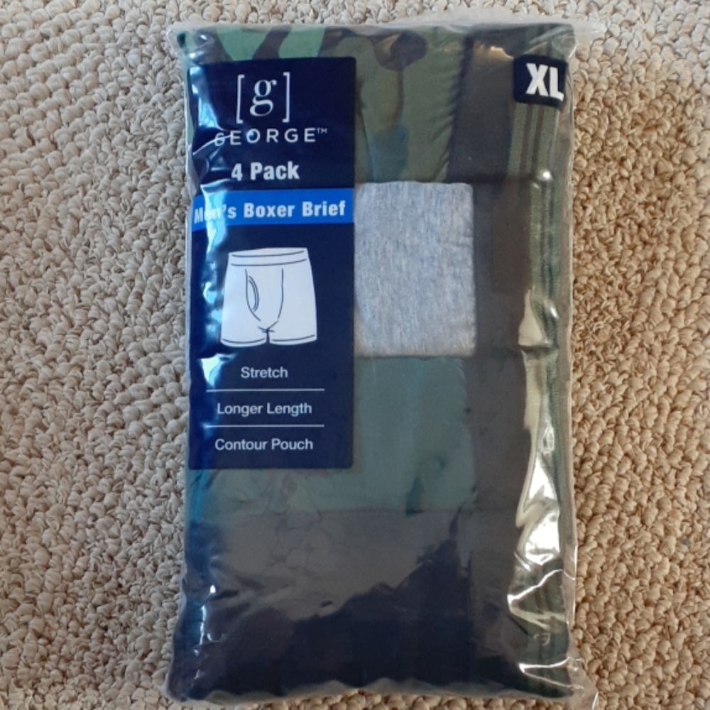 George 4 pack boxer brief